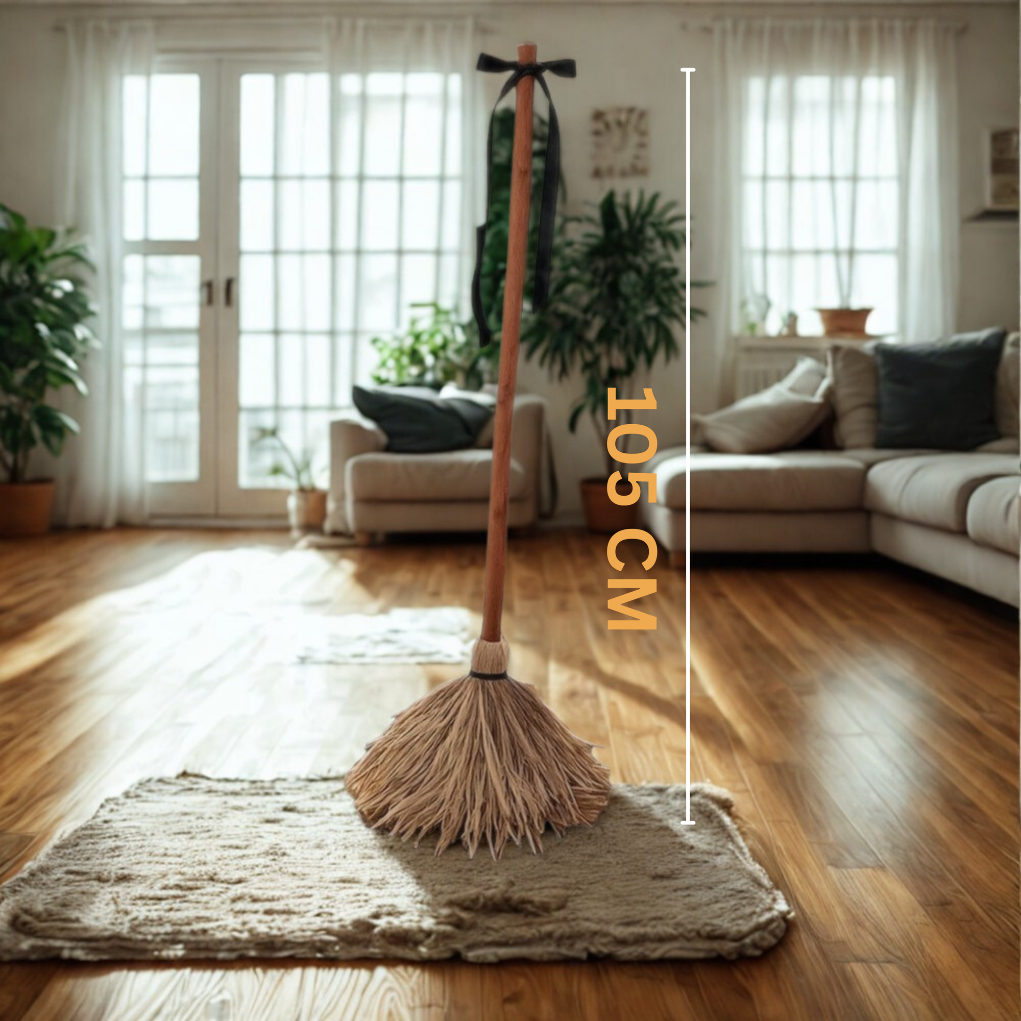 Haunted Floating Witch Broom
