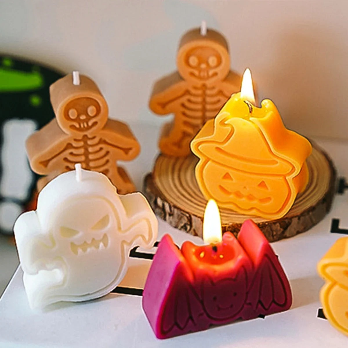 set of candles